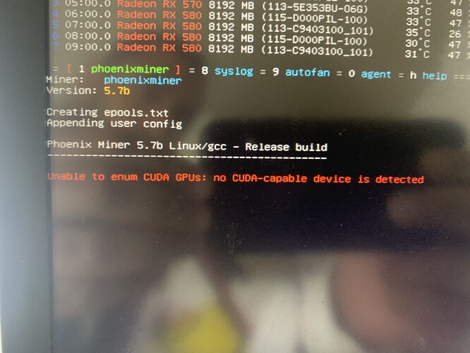 No CUDA-Capable device is detected